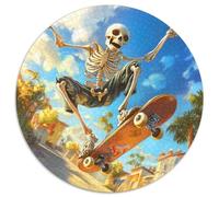Skull 1000 Piece Jigsaw Puzzle for Adults Fantasy Gothic Brainteasing Jigsaws Challenge Games Fun Present & Activity 1000pcs (67.5x67.5cm)