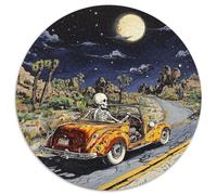 Skull 1000 Piece Jigsaw Puzzle for Adults Fantasy Gothic Colourful Jigsaws Educational Games Great Gift 1000pcs (67.5x67.5cm)