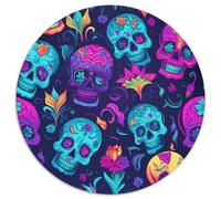 Skull 1000 Piece Jigsaw Puzzle for Women, Men Fantasy Gothic Colourful Jigsaws Educational Games Great Gift 1000pcs (67.5x67.5cm)