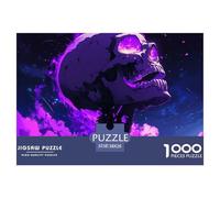 Skull 1000 Pieces Premium Jigsaw Age 12+ Cool Collage Effect, Fun Details, Educational, Challenging 38x26cm/1000pcs
