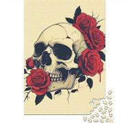 Skull 1000 Pieces Puzzles for Teenagers Gifts Paper Puzzle Jigsaws for Adults Home Educational Games DIY Toys 1000pcs (38x26cm)