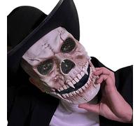 Skull -26cm Horror Skull | Scary Halloween Face Decoration Cosplay Accessory | Realistic Skull for Costume Party, Carnival, Theme Festival, Jo