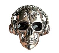 Skull Air Freshener Car - Gothic Aromatherapy Scents | Halloween Skeleton Vent Clip Diffuser | Creepy Car Interior Accent | Spooky Auto Ornament For Suv Truck Rv Haunted Ride Decorative Accessory Frig