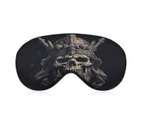 Skull and Ax Sleep Mask Eye Mask for Sleeping Breathable Blackout Sleeping Masks with Adjustable Strap Soft Eye Cover Comfortable Blindfold Eyeshade for Night Sleeping Travel Nap