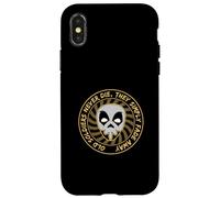 Skull and Death Old soldiers never die they simply fade away Case for iPhone X/XS