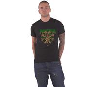 Skull and Snake Diamante T Shirt Pantera Black M