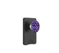 Skull and Spider Dark Fantasy Seamless Purple Aesthetic PopSockets PopWallet for MagSafe