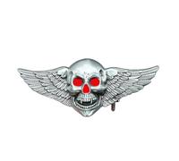 Skull And Wings Belt Buckle - Retro Punk Belt Buckle - Western Theme Gothic Saddle Blanket Buckles