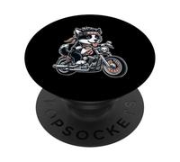 Skull Bandana Dog Biker PopSockets Adhesive PopGrip