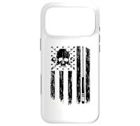 Skull Billiard American Flag - 8-Ball Pool Billiard Flag Case for iPhone 17 Pro Max