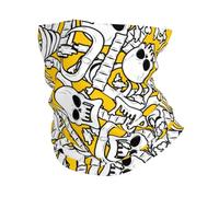 Skull Bone Human Skeleton Unisex Neck Gaiter Multifunctional Snoods Stretchy Neck Warmer For Cold Weather Outdoor Sport Winter
