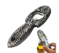 Skull Bottle Opener, Skull Beer Bottle Opener, Flat Beer Bottle Opener Keychain, Durable Resin Bottle Opener for Dads, Husbands and Boyfriends