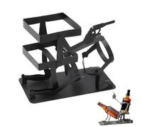 Skull Bottle Stand, Halloween Wine Bottle Stand, Steampunk Bar Decoration for Whiskey/Wine/Beer, Whimsical Table Decoration for Home Bar & Kitchen, Robust Skeleton Design (Black)