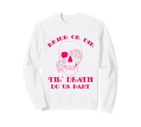 Skull Bride or Die Halloween Bachelorette Party Bridesmaid Sweatshirt