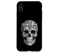Skull But It's Cats Kitty Skeleton Halloween Cat Skull Case for iPhone XS Max