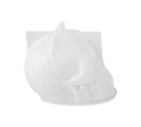 Skull Candle Mold - Black Silicone 3D Halloween Craft Casting Tool, Resin Candle Making Supply Accessory, Detailed Gothic Shape Decorating Equipment with Flexible Release | Creative Mold Appli