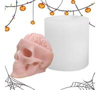 Skull Candle Mould,Skull Silicone Mold for Resin | Skull Shape Silicone Molds,Skull Chocolate Molds Cute Candle Molds for Making, Resin, Aromatherapy Candle