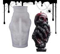 Skull Candle Silicone Mold Non-Stick Easy Release Reusable Tool