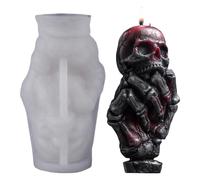 Skull Candle Silicone Mold Non-Stick Easy Release Reusable Tool