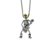 Skull Car Accessories Car Mirror Hanging Accessories, Skull Car Decor Skeleton Hanging Ornament Rear View Mirror Accessories Halloween Car Decorations, Cute Small Gifts for Men/Women, Skeleton guitar,