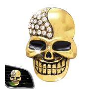 Skull Car Air Diffuser - Skull Head Air Outlet Diffuser Clip | Automotive Interior Ornament, Creative Car Decoration Freshener, For Driving