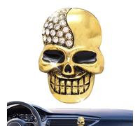 Skull Car Vent Clip - Air Outlet Perfume Diffuser Skull Head - Automotive Interior Ornament, Creative Car Decoration Freshener, For Driving