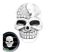 Skull Car Vent Clip, Skull Air Freshener Car Air Outlet Skull Head Clip Perfume Diffuser Creative Car Interior Decoration Car Decoration Freshener for Christmas