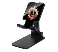 Skull Cards Deadly Game Foldable Mobile Phone Holder Stand for Desk Black-style
