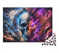 Skull Chain Lightning Jigsaw Puzzle, 1000 Pcs For Adults