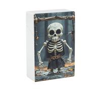 Skull Cigarette Case Compact Waterproof Cigarette Box - Smoking Accessories, Unisex Cigarettes Case for Travel,s, Daily Use