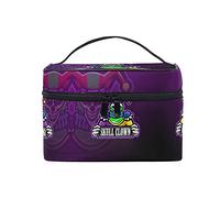 Skull Clown Esport Mascot Logo Cosmetic Bag Organizer Zipper Makeup Bags Pouch Toiletry Case for Girl Women