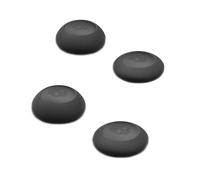 Skull & Co. Convex Thumb Grip Caps Joystick Cap Analog Stick Cap Thumbstick Grip Cover for Nintendo Switch Pro Controller & PS5 / PS4 / Slim/Pro Controller - Black, 2 Pairs (4pcs)