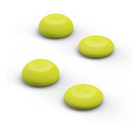 Skull & Co. Convex Thumb Grip Caps Joystick Cap Analog Stick Cap Thumbstick Grip Cover for Nintendo Switch Pro Controller & PS5 / PS4 / Slim/Pro Controller - Neon Yellow, 2 Pairs (4pcs)