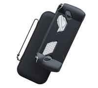 Skull & Co. GripCase Ally Bundle for ROG Ally: A Soft Protective Case with Textured Grips Full Protection and Stand, Shock-Absorption Non-Slip and Anti-Scratch Cover Design (with Carrying Case)- Black