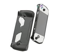 Skull & Co. GripCase Ally for ROG Ally: A Soft Protective Case with Textured Grips Full Protection and Stand, Shock-Absorption Non-Slip and Anti-Scratch Cover Design - Black