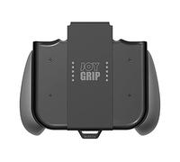 Skull & Co. JoyGrip for Nintendo Switch and Switch OLED Joy-Con Controller: Rechargeable Handheld Joystick Remote Control Holder with Interchangeable Grips - Gray