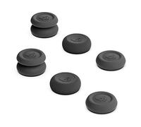 Skull & Co. Skin, CQC and FPS Thumb Grip Set Joystick Cap Analog Stick Cap for Nintendo Switch Pro Controller & PS5 / PS4 / Slim/Pro Controller - Black, 3Pairs(6pcs)