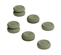 Skull & Co. Skin, CQC and FPS Thumb Grip Set Joystick Cap Analog Stick Cap for Nintendo Switch Pro Controller & PS5 / PS4 / Slim/Pro Controller - OD Green, 3Pairs(6pcs)