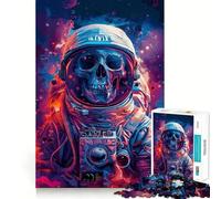 Skull Cosmic Space 1000 Piece Jigsaw Puzzles for Teenagers Jigsaw Mental Logic Toy Leisure Time Fine Edge 38x52cm
