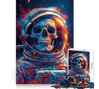 Skull Cosmic Space Jigsaw Puzzles 1000 Piece for Teenagers Wise Think Toy Peaceful Fun Tight Cut 38x26cm