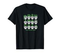 Skull Cranium Botanical Plant Pot Macabre Gothic T-Shirt
