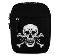 Skull & Crossbones Small Crossbody Bag for Men Women