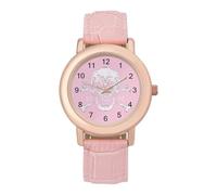 Skull & Crossbones Women's Fashion Watch Custom Wristwatches with Soft Strap Gifts for Birthday Anniversary