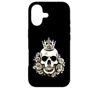 Skull Crown Roses Vintage Gothic Art Case for iPhone 17