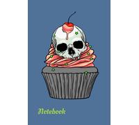 Skull Cupcake Notebook: Halloween college ruled notebook for creative writing, planning, journaling or use as a party filler