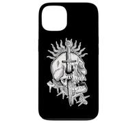 Skull Dagger Flames Crown of Thorns Tattoo Flash Case for iPhone 13