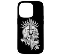 Skull Dagger Flames Crown of Thorns Tattoo Flash Case for iPhone 14 Pro