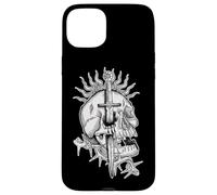 Skull Dagger Flames Crown of Thorns Tattoo Flash Case for iPhone 15 Plus