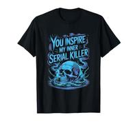 Skull Dark Humor Tees for Men and Women Serial Killer T-Shirt
