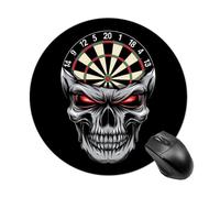 Skull Dartboard Demon Mouse Pad Computer Mouse Mat Mousepad | Gaming Mouse Pad,with Non-Slip Rubber Base,Desk Mat,for Office Home Desk,Mousemat